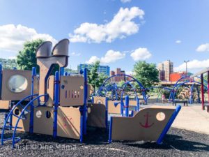 Ship shaped play structure 